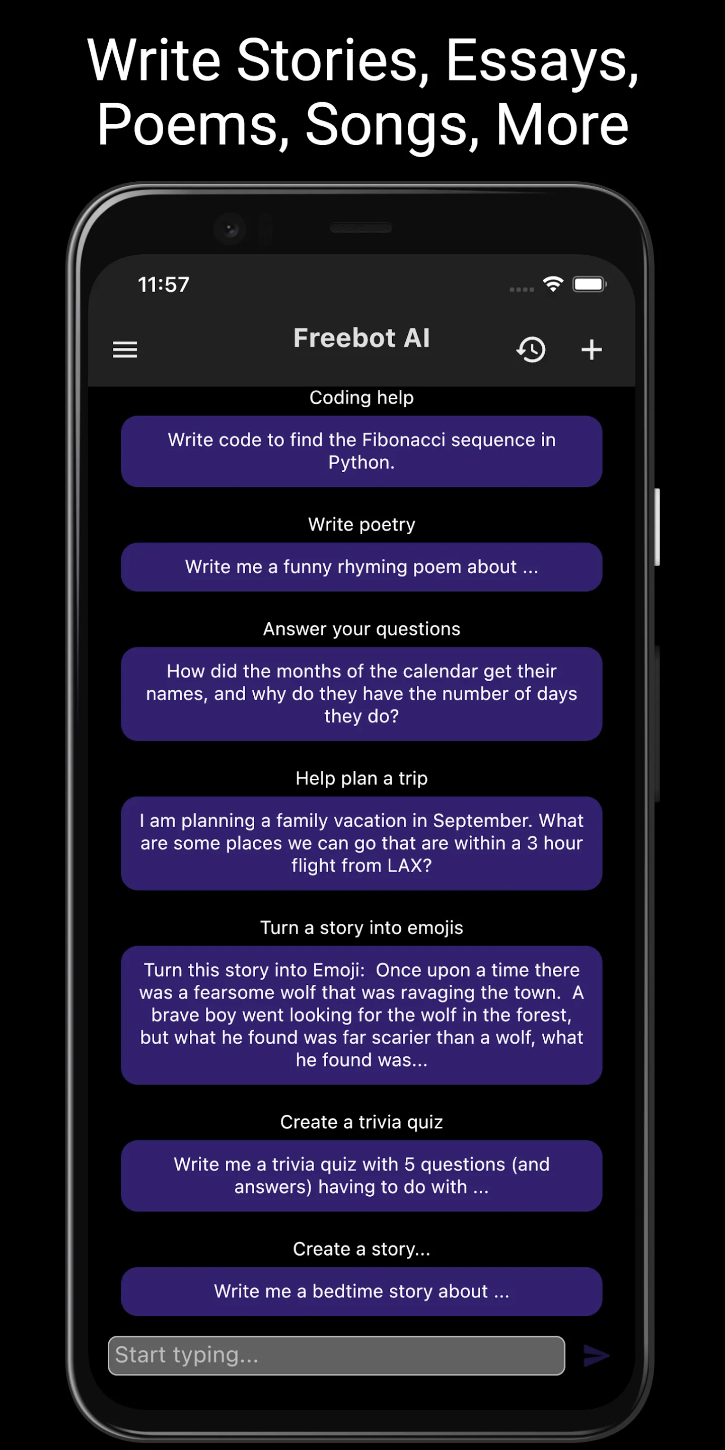 Freebot AI - Smartest Chat Bot | Indus Appstore | Screenshot