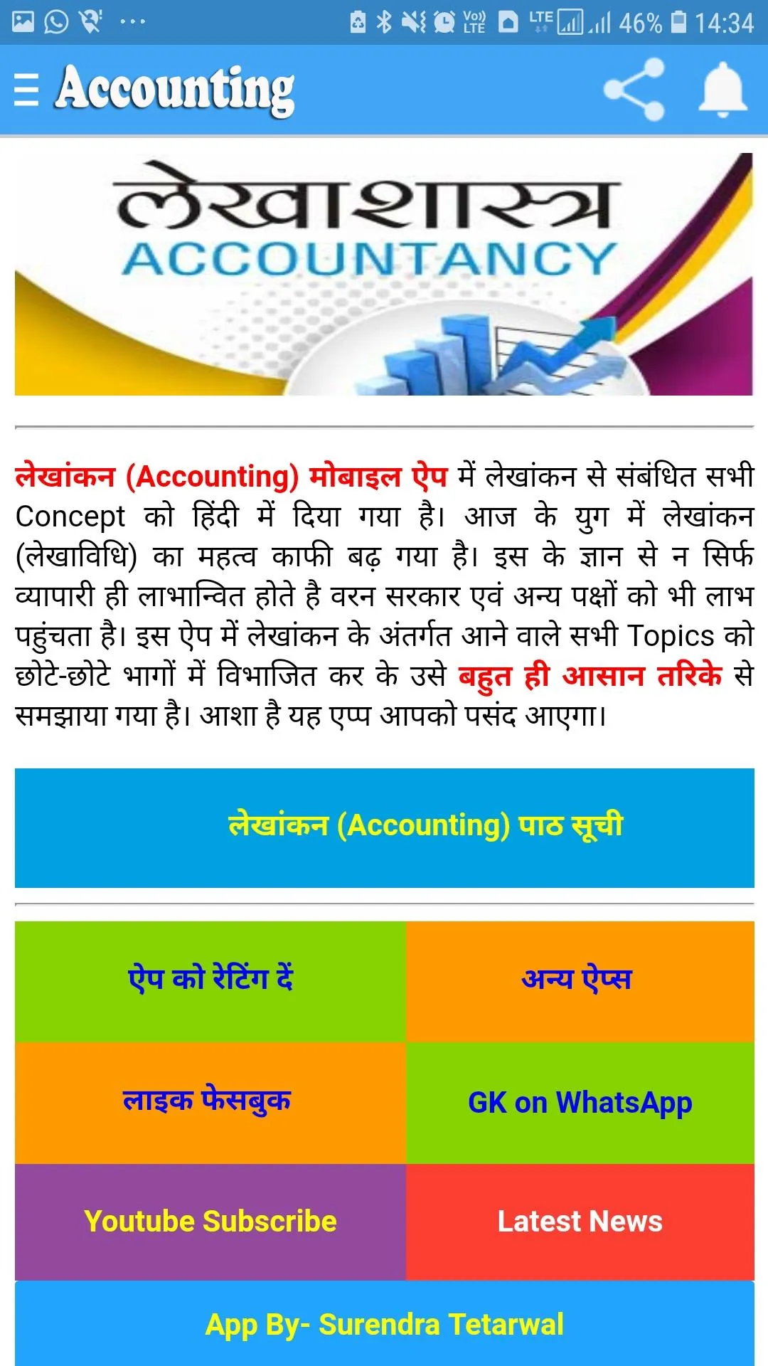 Accounting लेखांकन हिंदी में | Indus Appstore | Screenshot