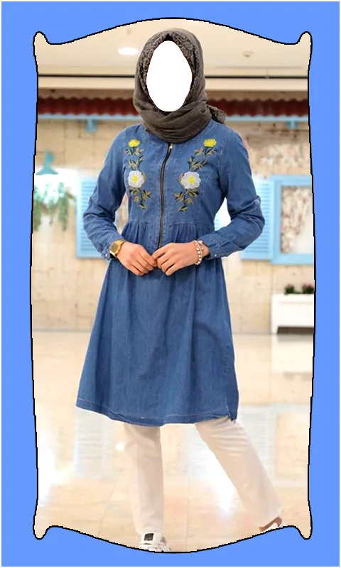 Hijab Girl Fashion Jeans Dress | Indus Appstore | Screenshot