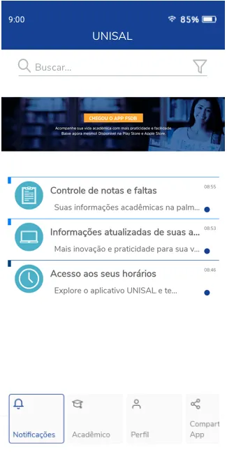 APP UNISAL | Indus Appstore | Screenshot