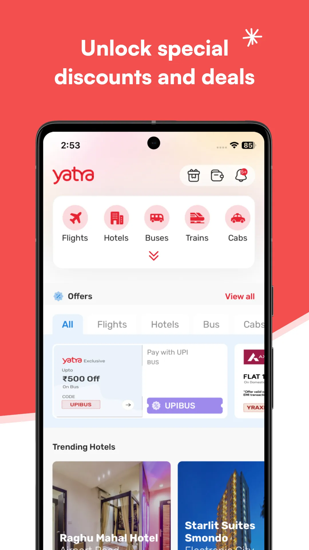 Yatra - Flights, Hotels, Bus | Indus Appstore | Screenshot