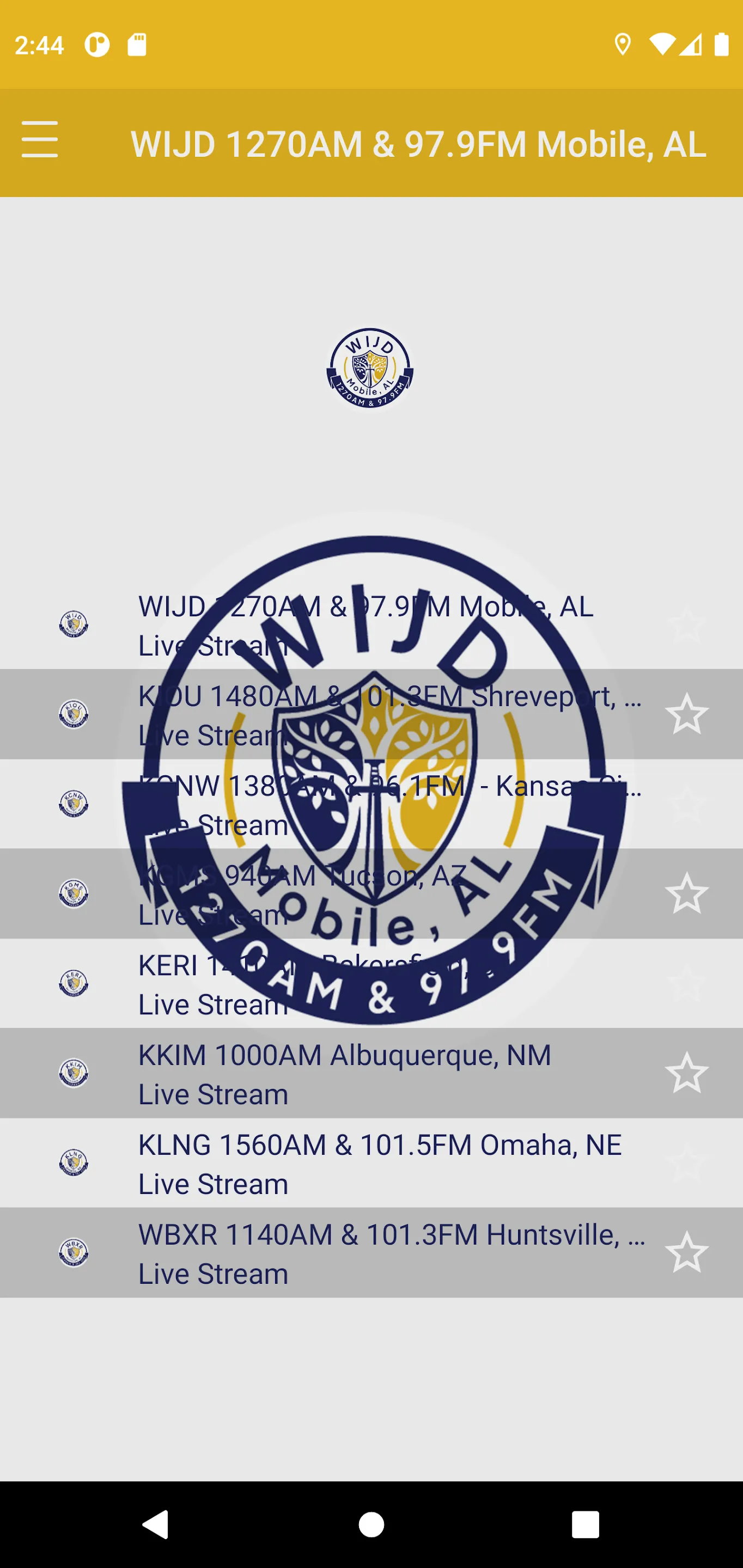 WIJD AM1270 & FM97.9 Radio | Indus Appstore | Screenshot