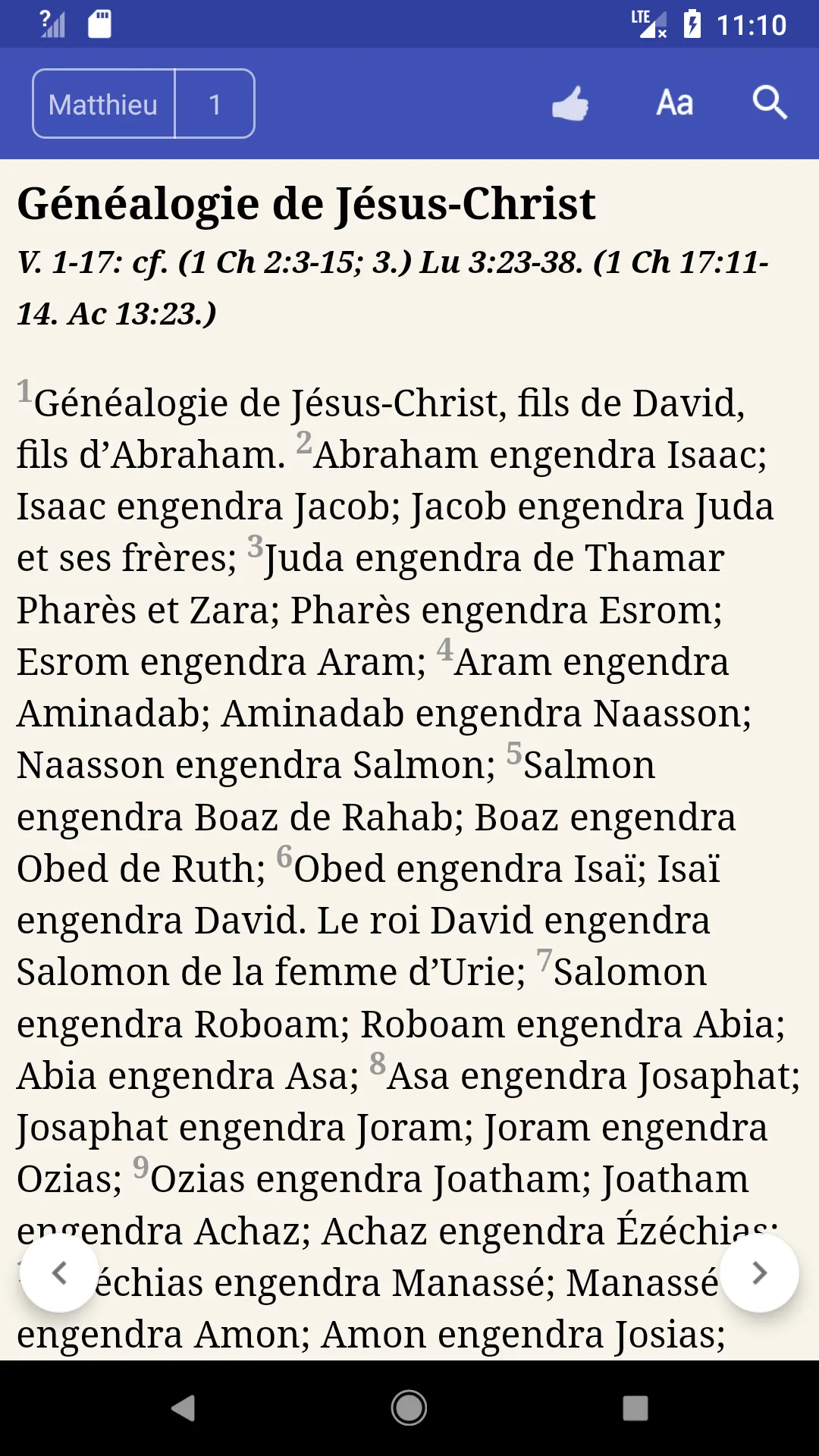 Bible French | Indus Appstore | Screenshot