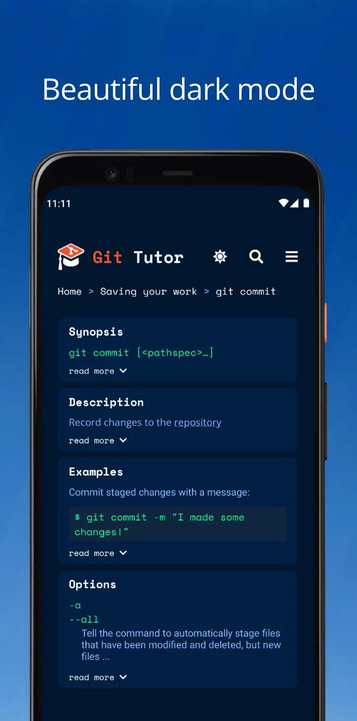 Git Tutor - Quick Reference | Indus Appstore | Screenshot