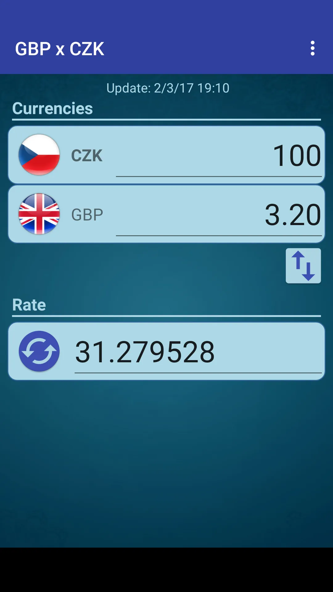 British Pound x Czech Koruna | Indus Appstore | Screenshot