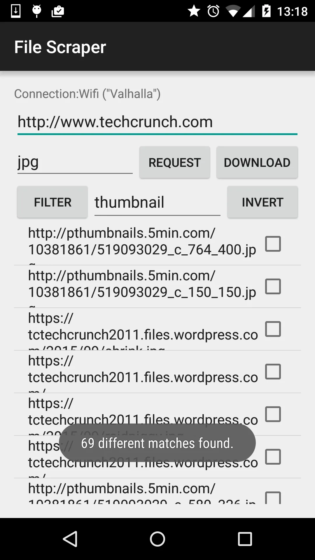 File Scraper | Indus Appstore | Screenshot