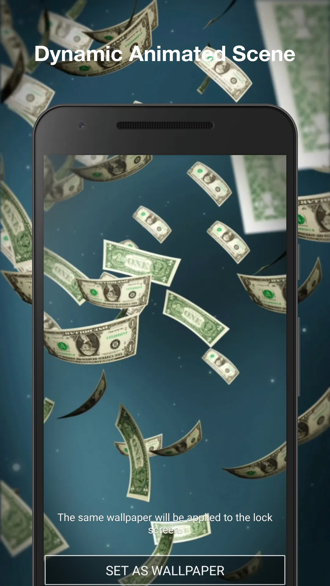 Money Rain Live Wallpaper | Indus Appstore | Screenshot