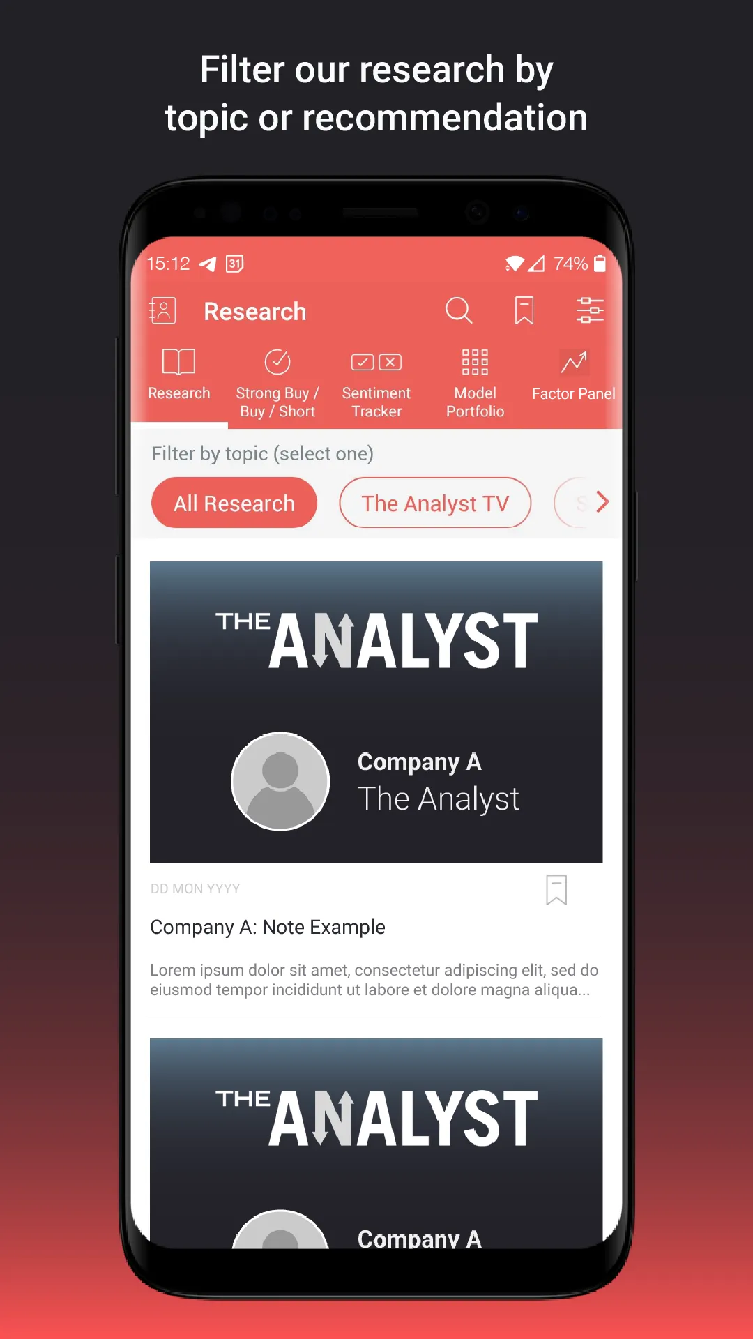 The Analyst App | Indus Appstore | Screenshot