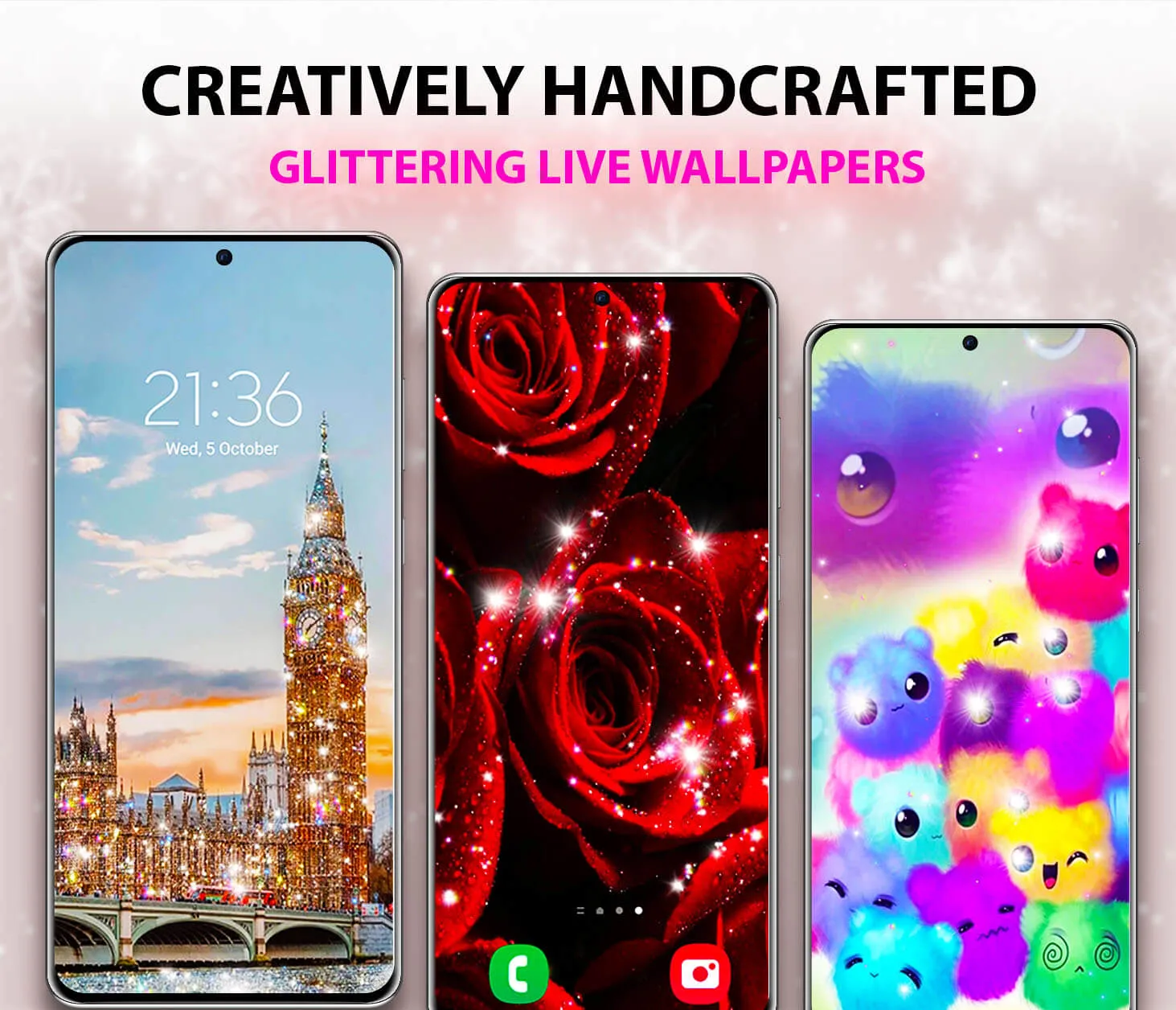 Glitter Live Wallpaper | Indus Appstore | Screenshot