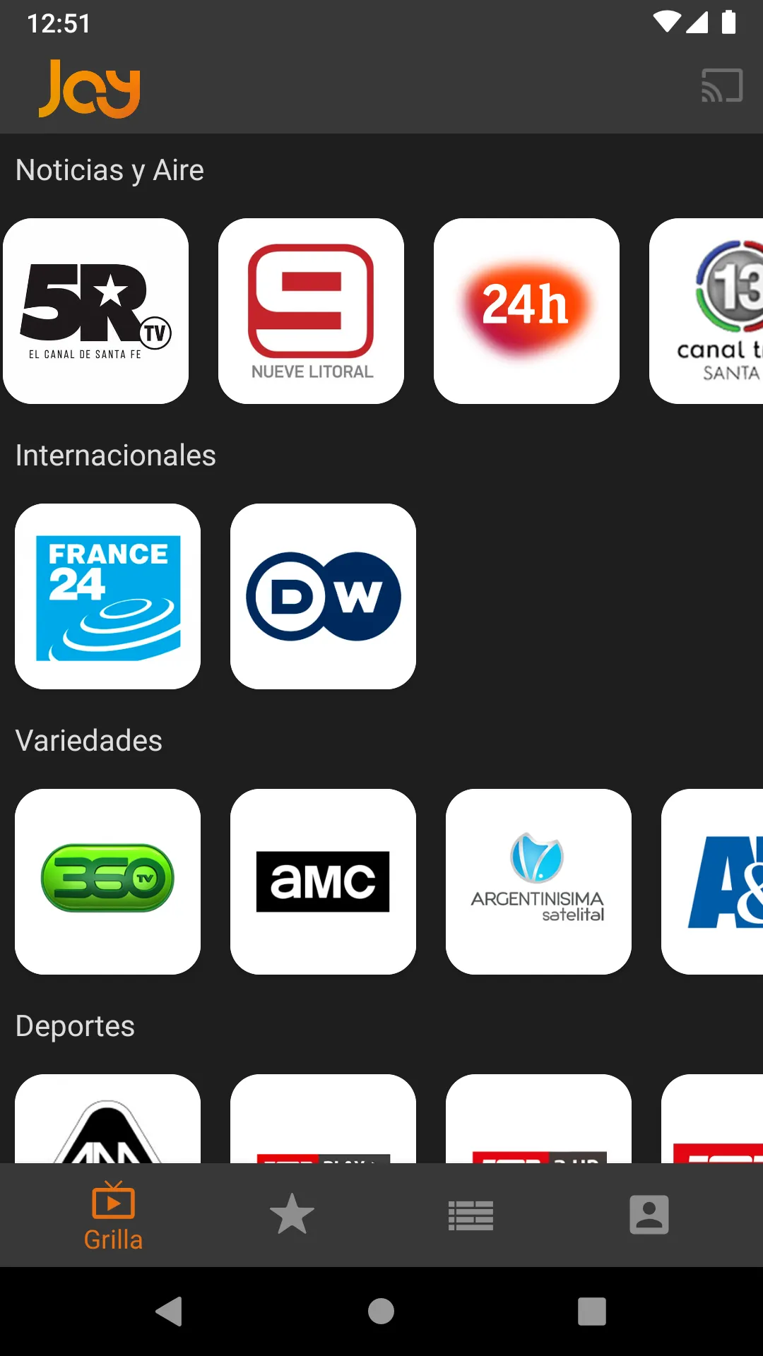 Joy por Cablevideo Digital S.A | Indus Appstore | Screenshot