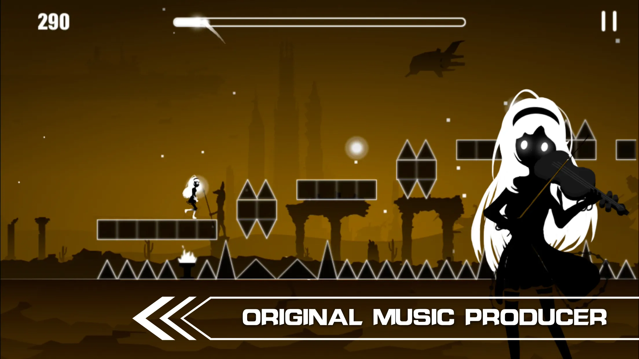 Muse Runner - Rhythmic parkour | Indus Appstore | Screenshot