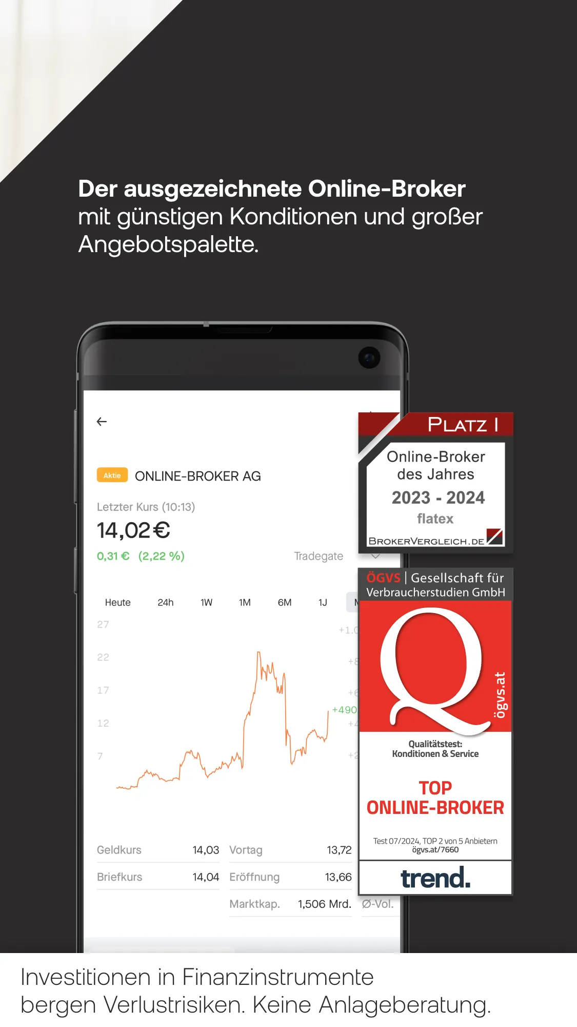 flatex next AT: Aktien und ETF | Indus Appstore | Screenshot