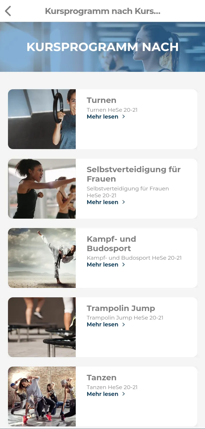 Sportzentrum EUF | Indus Appstore | Screenshot