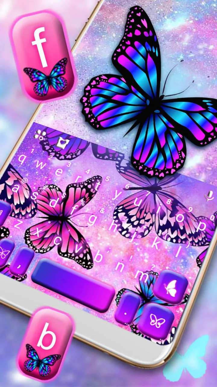 Galaxy Butterfly Theme | Indus Appstore | Screenshot