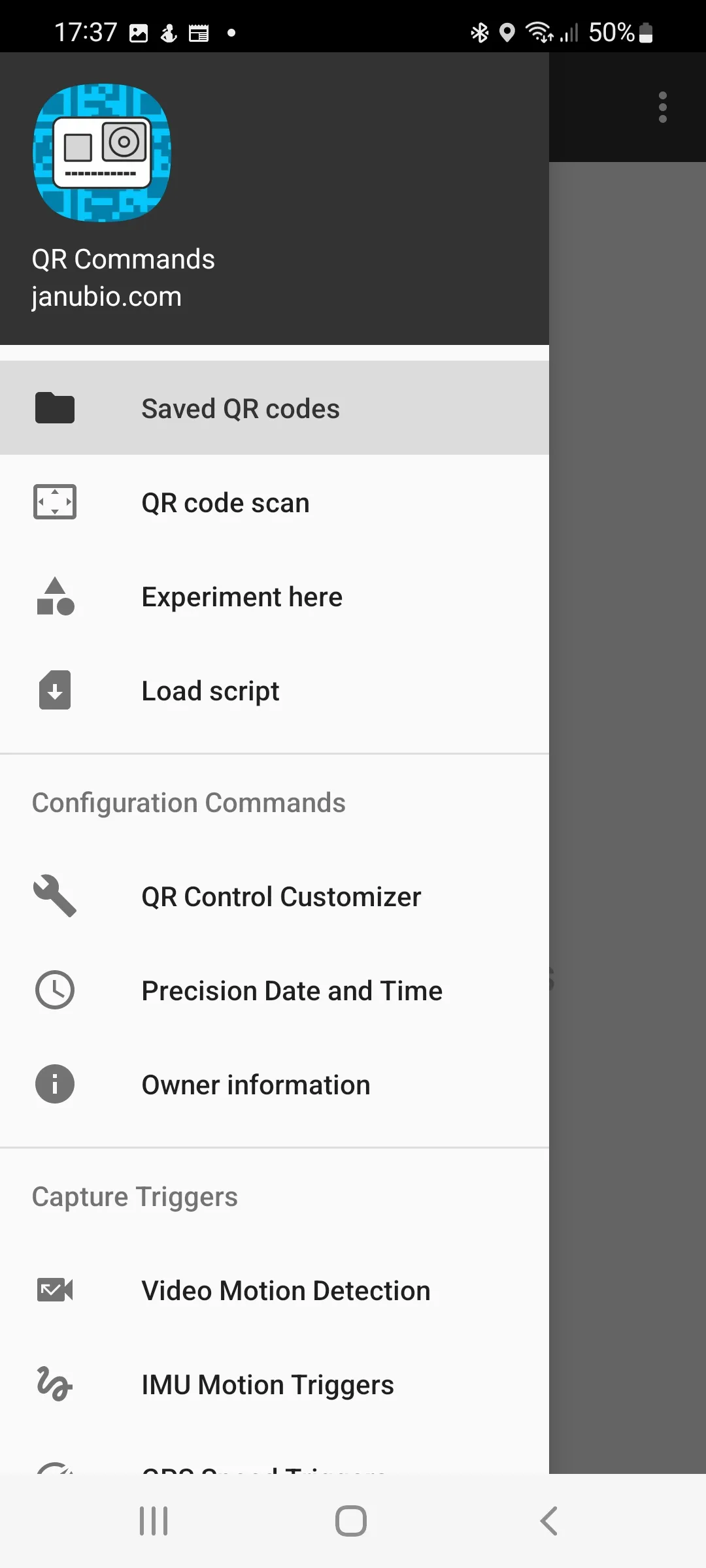 QR Commands | Indus Appstore | Screenshot