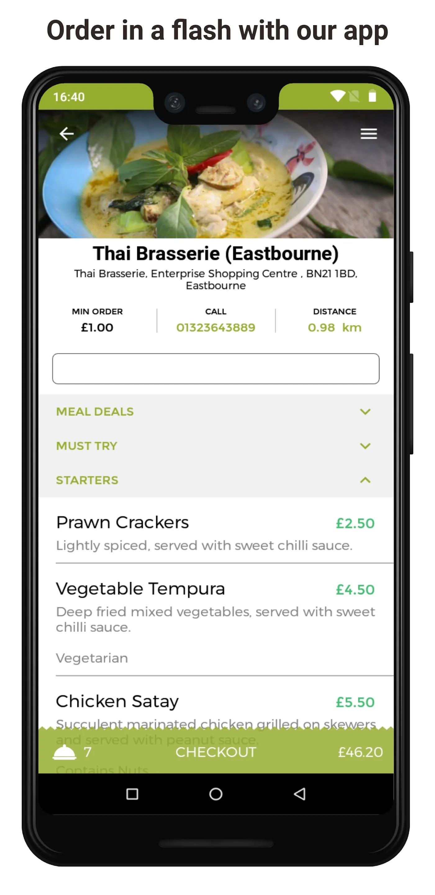 Thai Brasserie | Indus Appstore | Screenshot