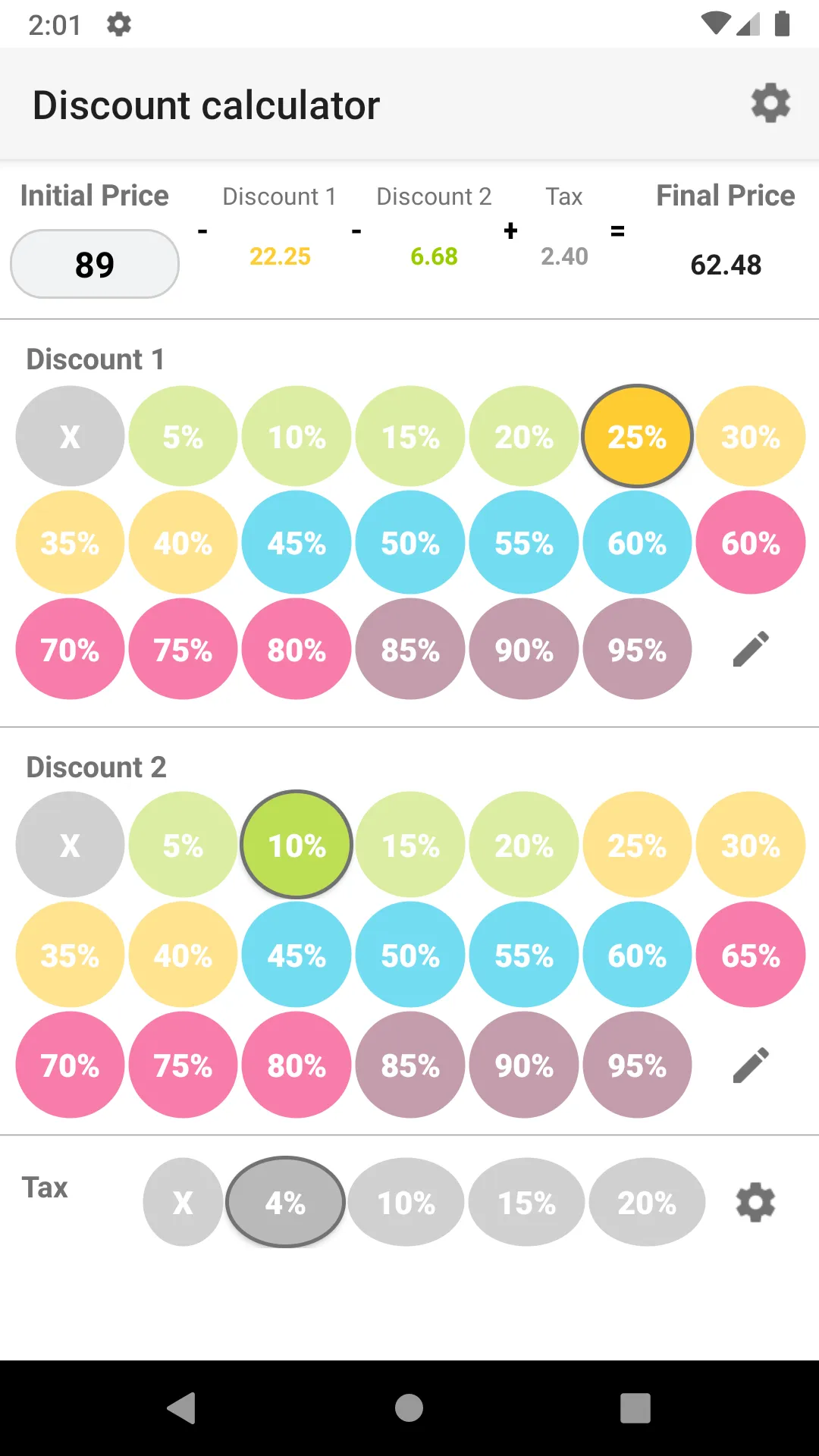 Discount Calculator | Indus Appstore | Screenshot