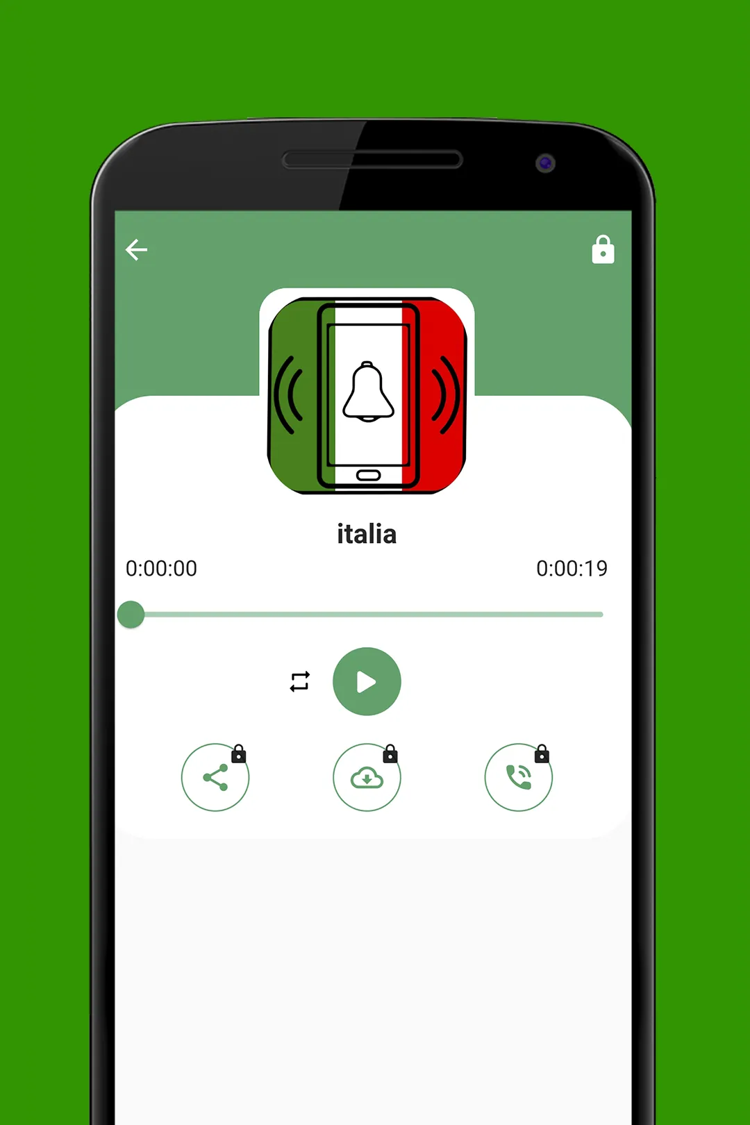 Italian Music Ringtones | Indus Appstore | Screenshot