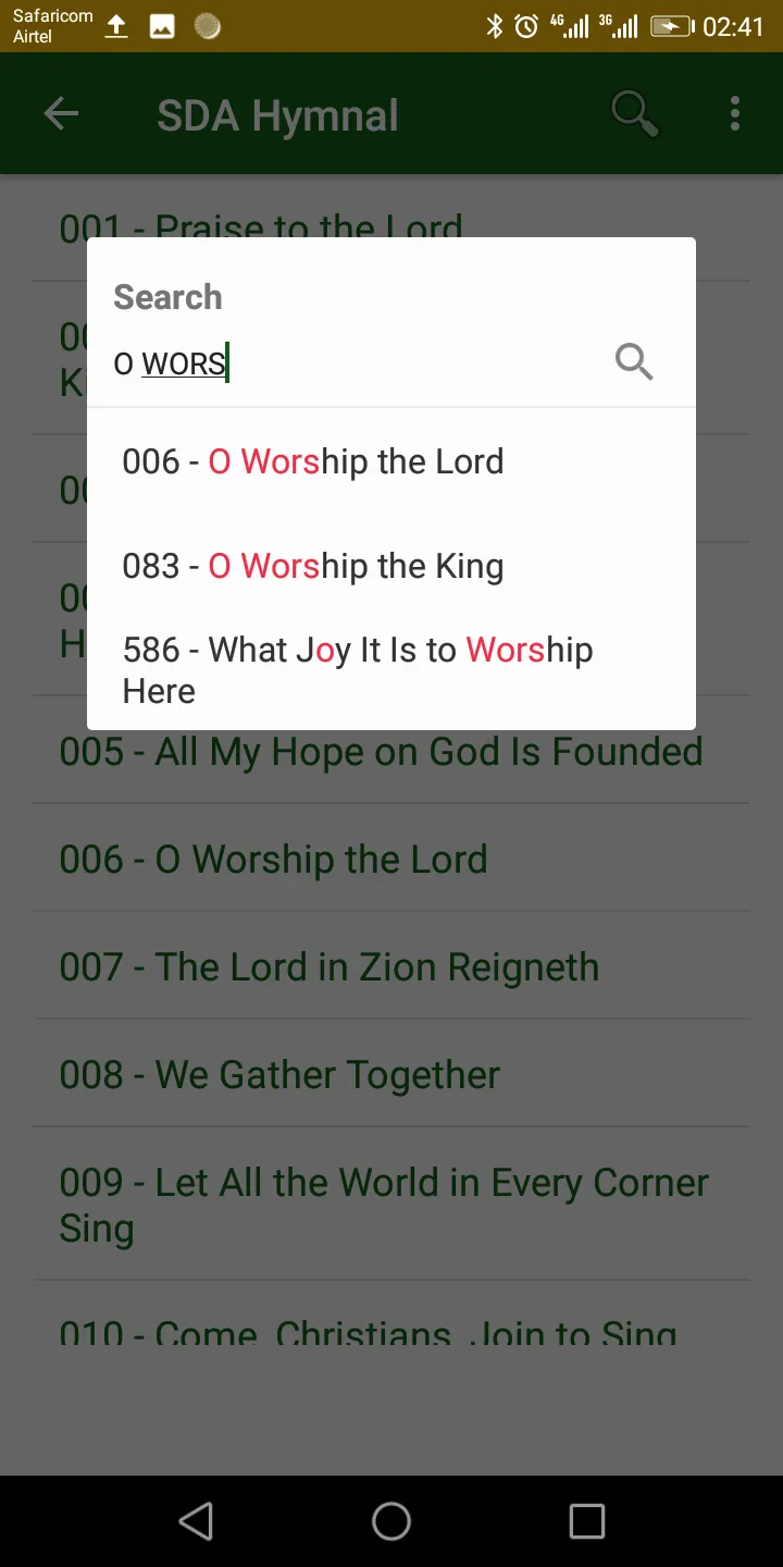 SDA Hymn Books Collection | Indus Appstore | Screenshot