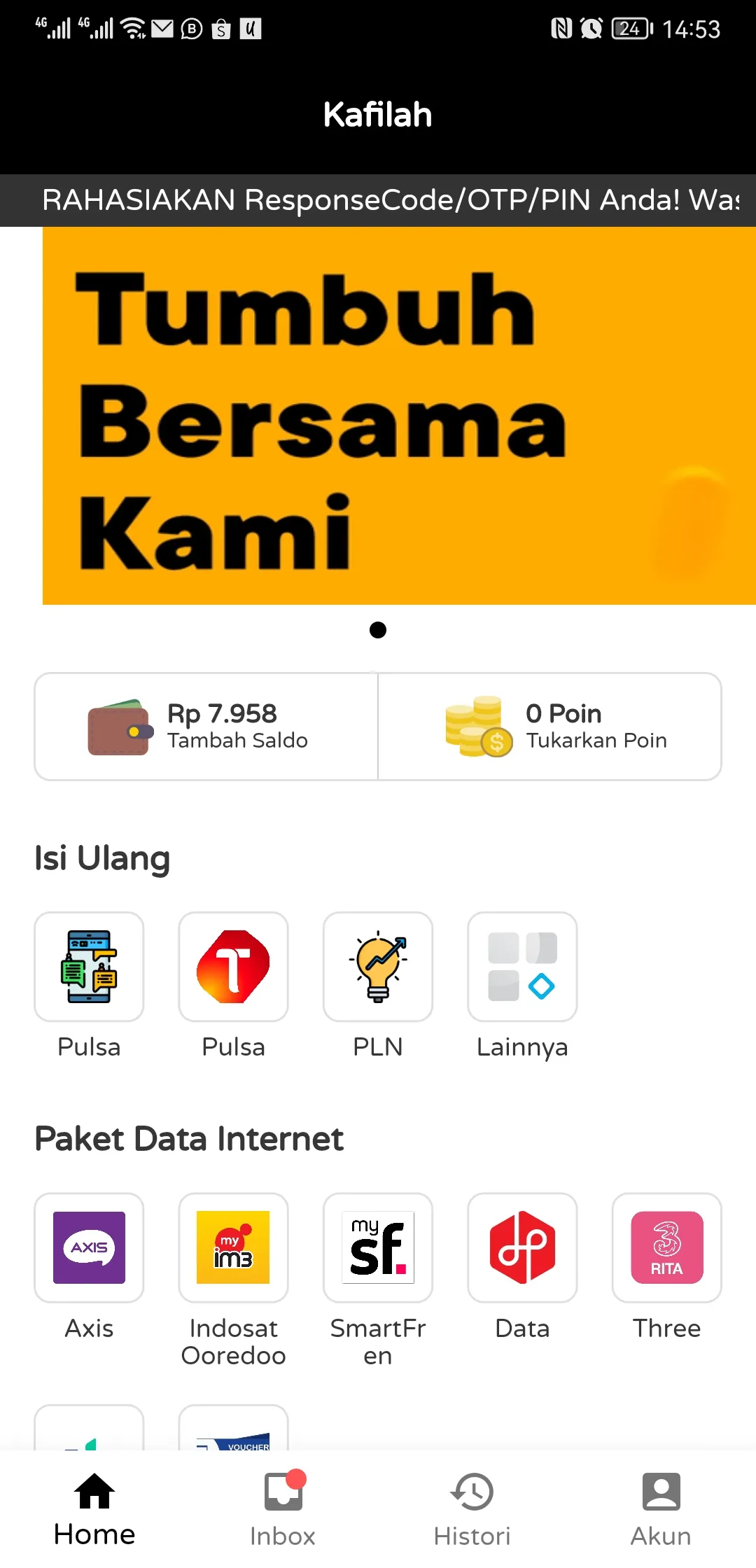 Mitra Kafilah Agen Pulsa PPOB | Indus Appstore | Screenshot