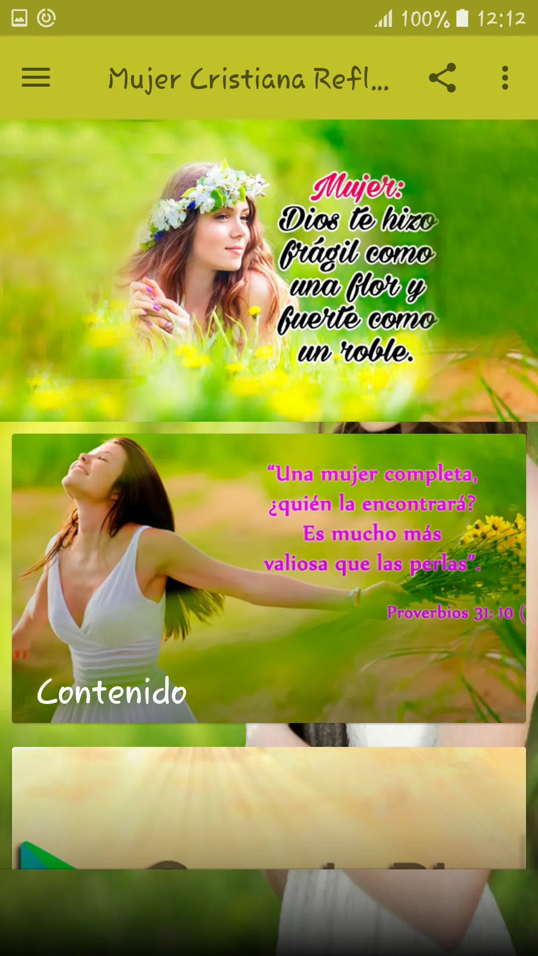 Mujer Cristiana Reflexiones | Indus Appstore | Screenshot