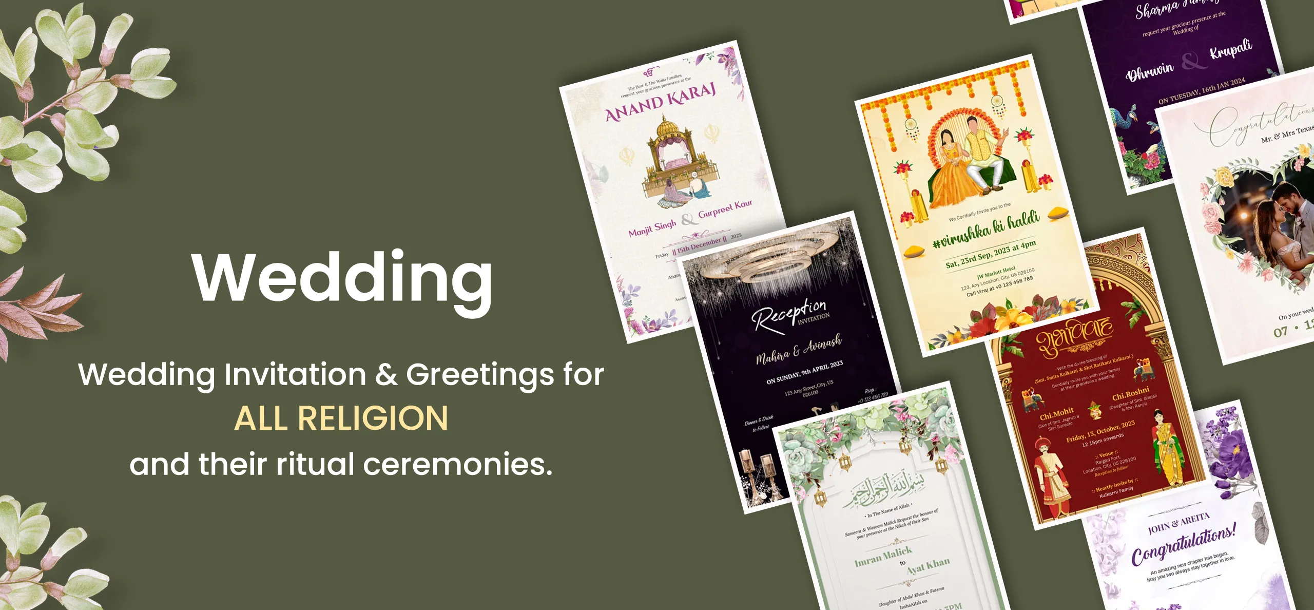 Wedding Card Maker & Invite | Indus Appstore | Screenshot