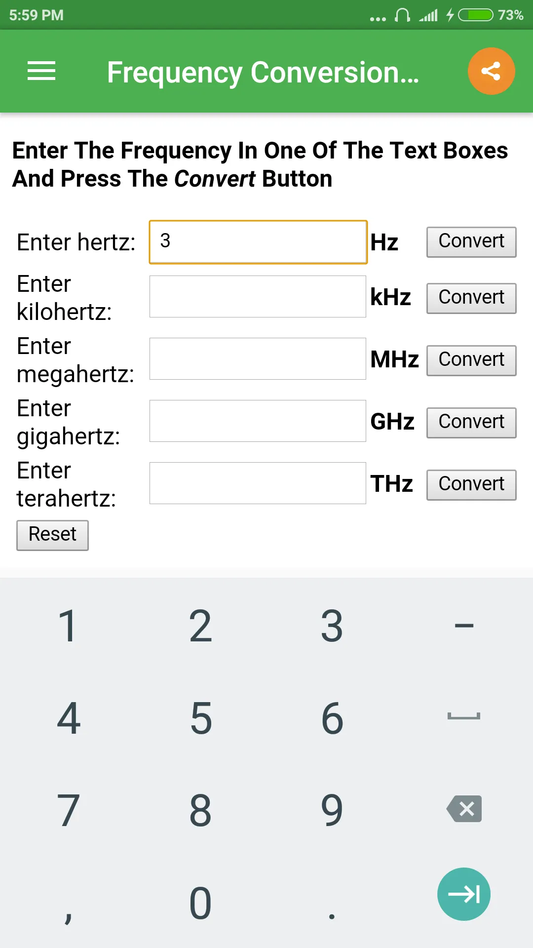 Frequency Converter | Indus Appstore | Screenshot