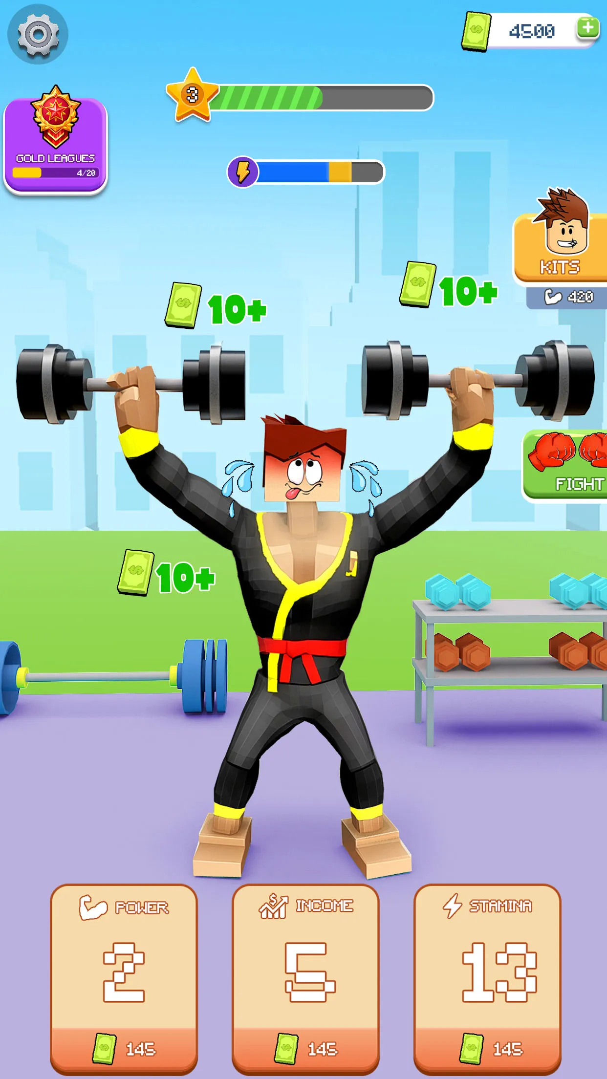 Idle Gym Tycoon: Slap & Run | Indus Appstore | Screenshot