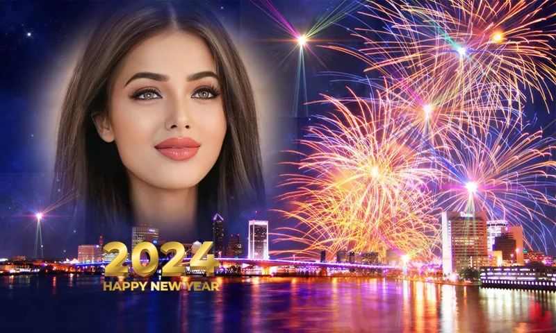 New Year Photo Frame 2024 | Indus Appstore | Screenshot