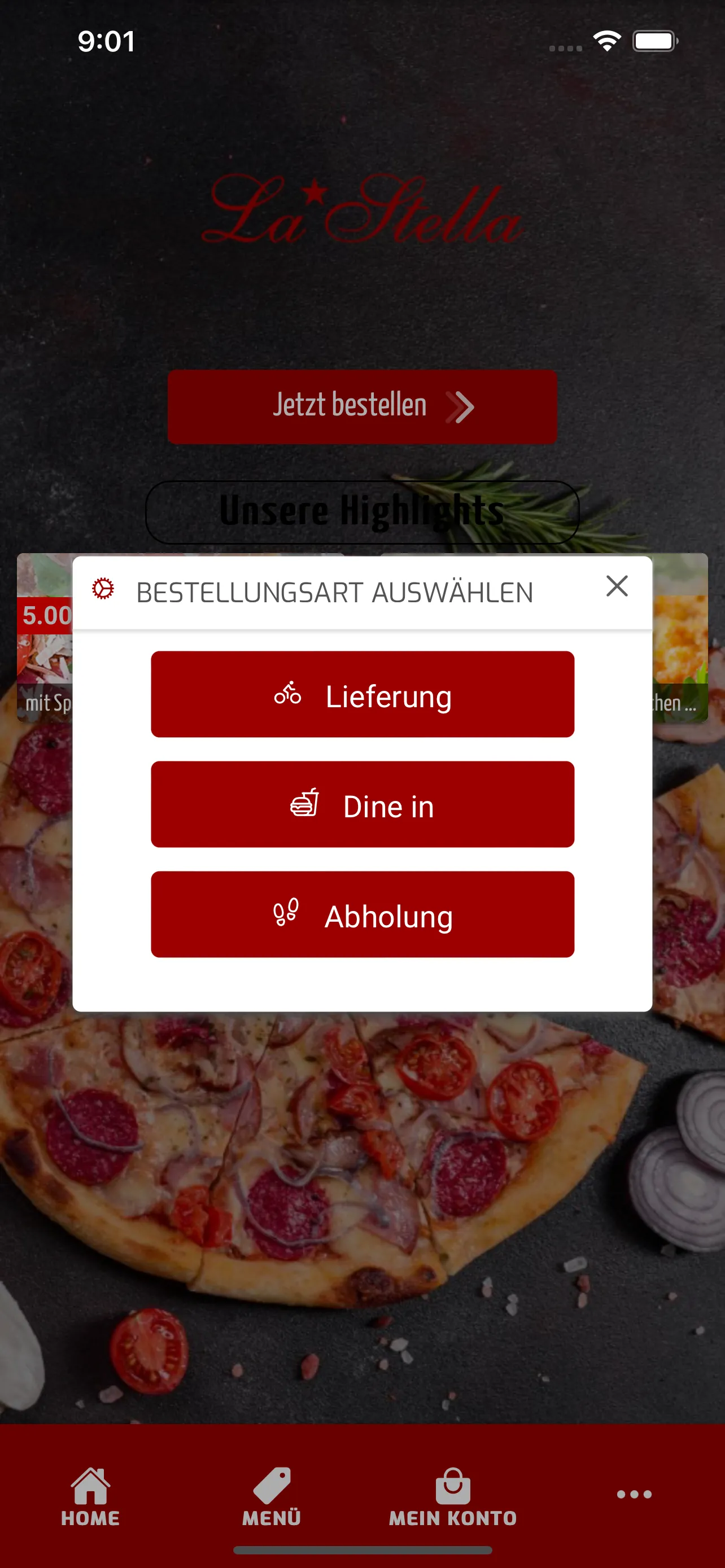 Pizzeria La Stella | Indus Appstore | Screenshot