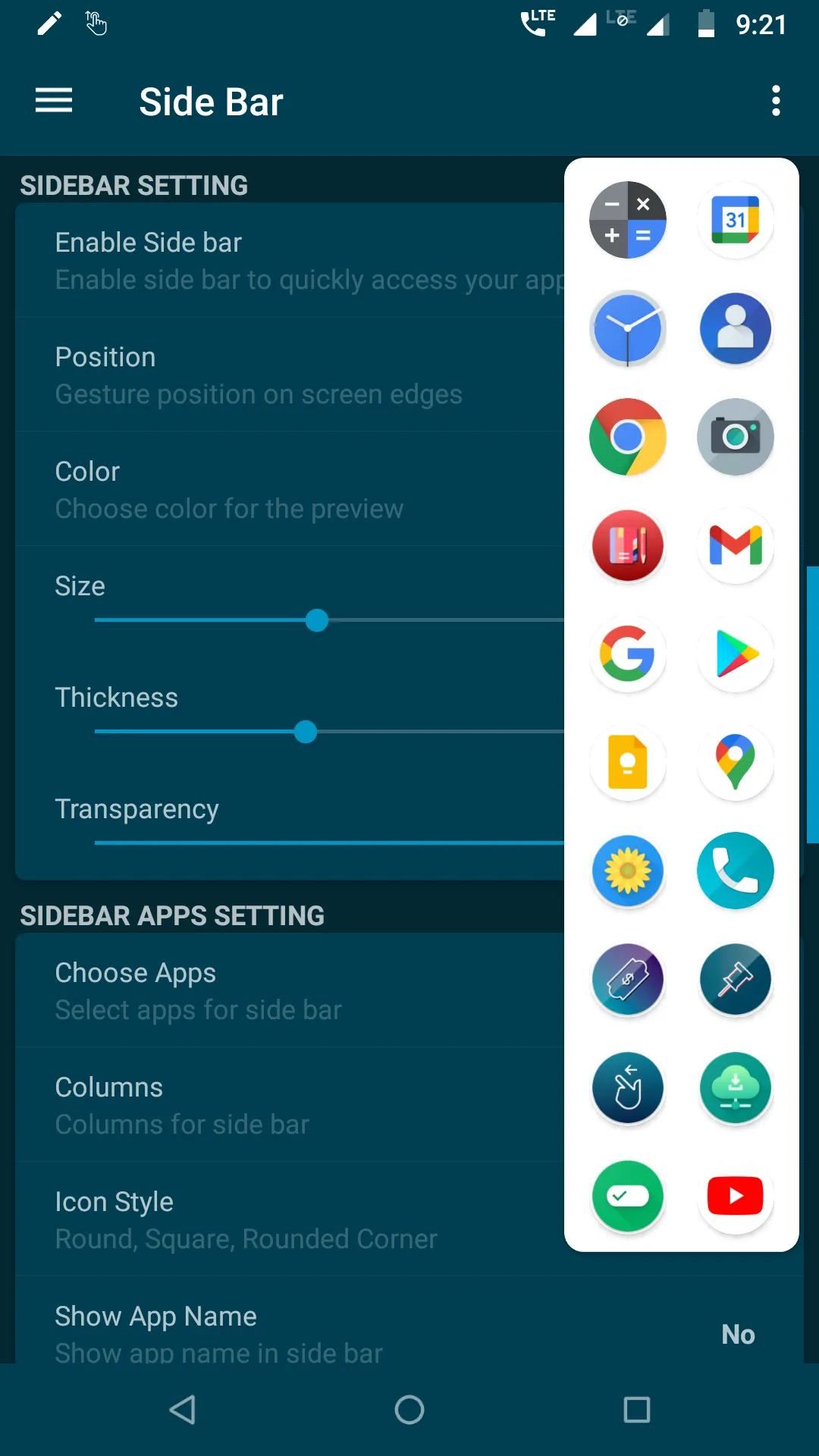 Side Bar - Edge Screen | Indus Appstore | Screenshot