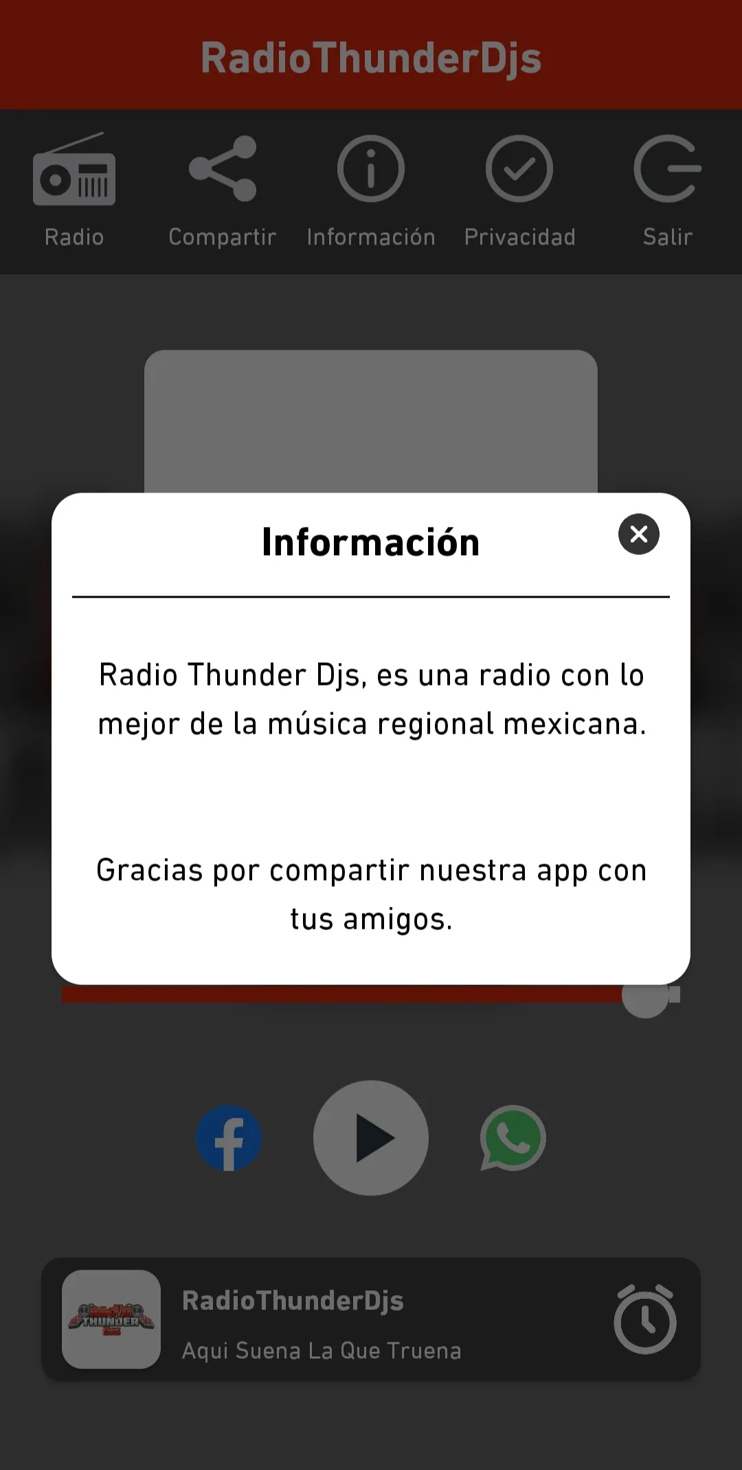 RadioThunderDjs | Indus Appstore | Screenshot