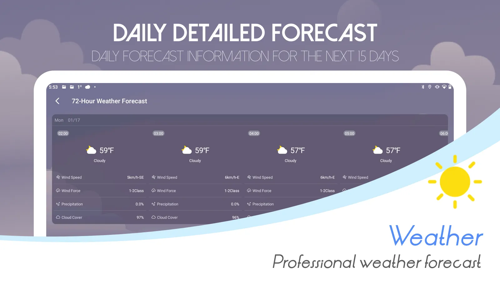 Daily Weather | Indus Appstore | Screenshot