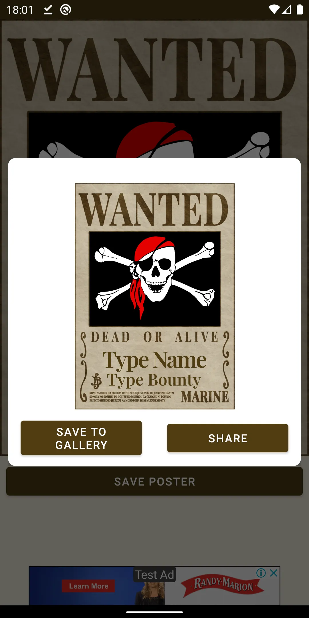 Wanted Poster Anime | Indus Appstore | Screenshot