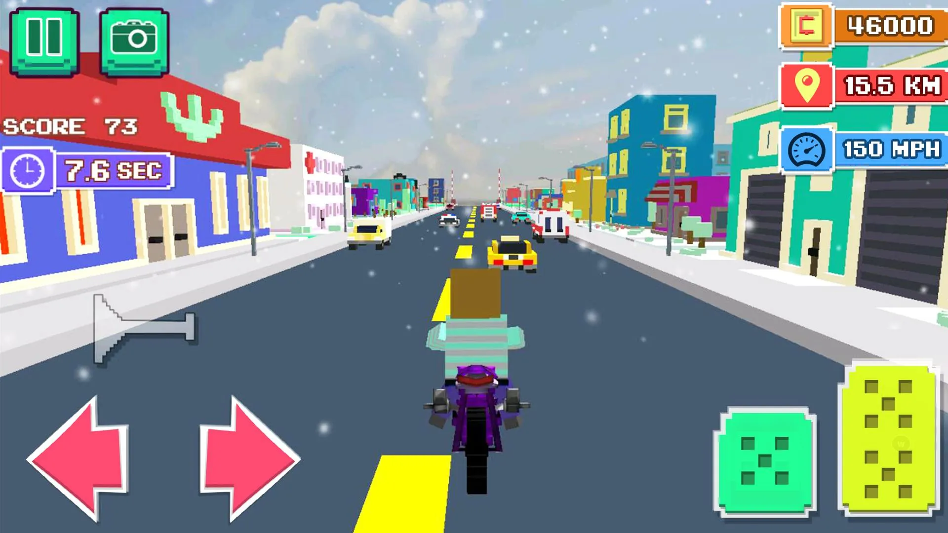 Blocky Moto Rider - Motorcycle | Indus Appstore | Screenshot