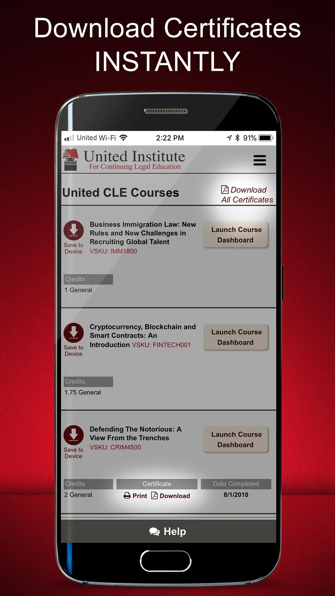 CLE On The Go by UnitedCLE.com | Indus Appstore | Screenshot