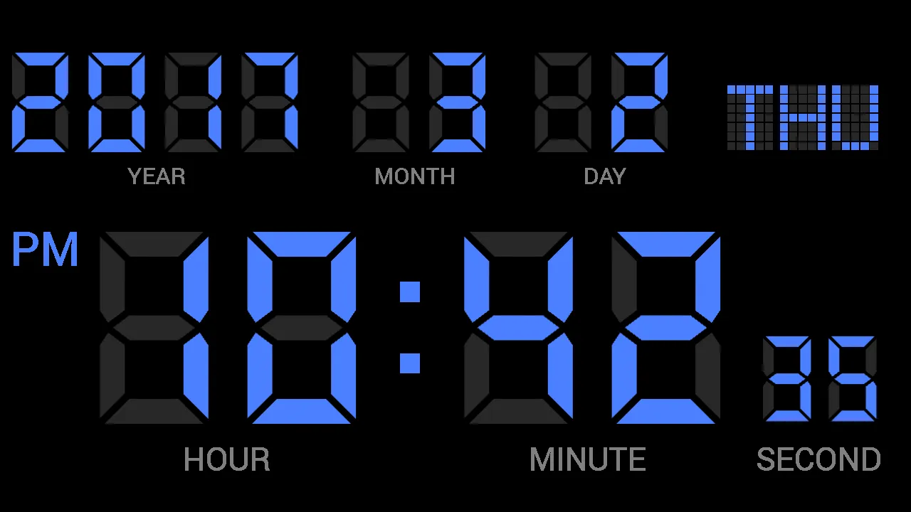 DIGITAL CLOCK MAKER | Indus Appstore | Screenshot