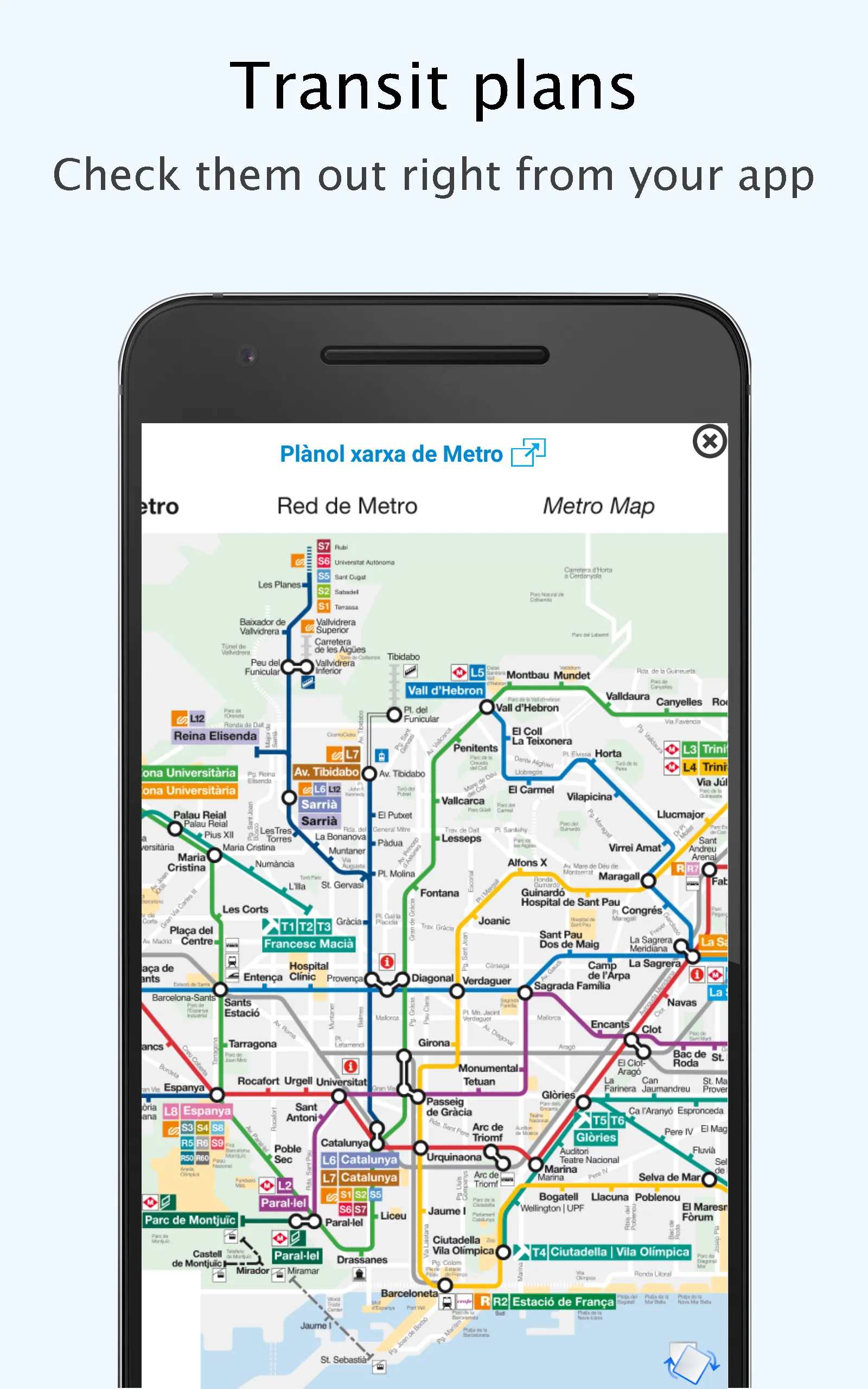 Barcelona Transit Live/Offline | Indus Appstore | Screenshot