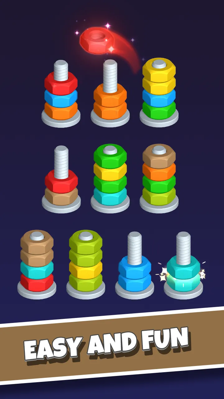 Nut Sort-Color Puzzle Game | Indus Appstore | Screenshot