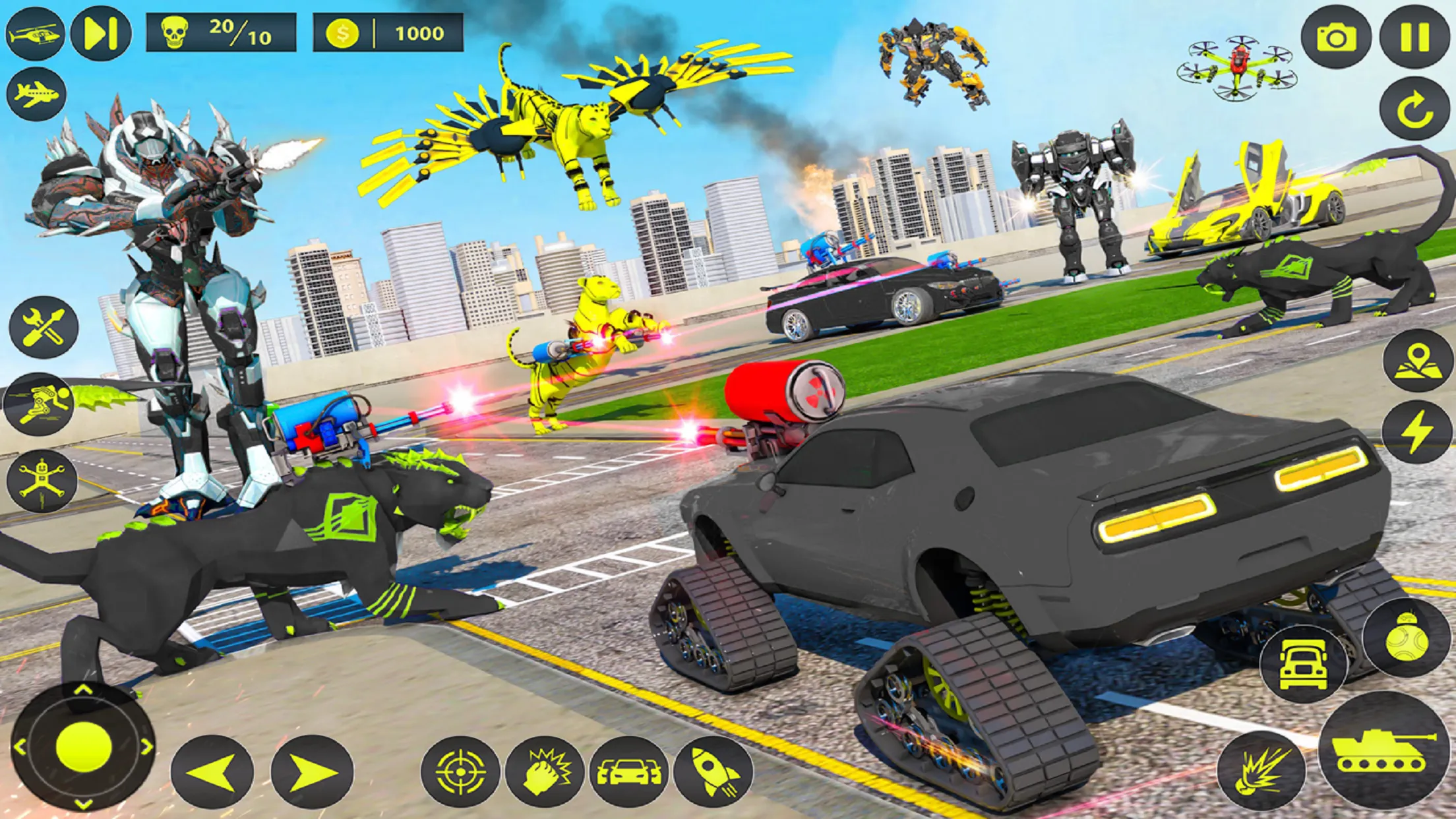 Army Tank Robot Car Games: | Indus Appstore | Screenshot