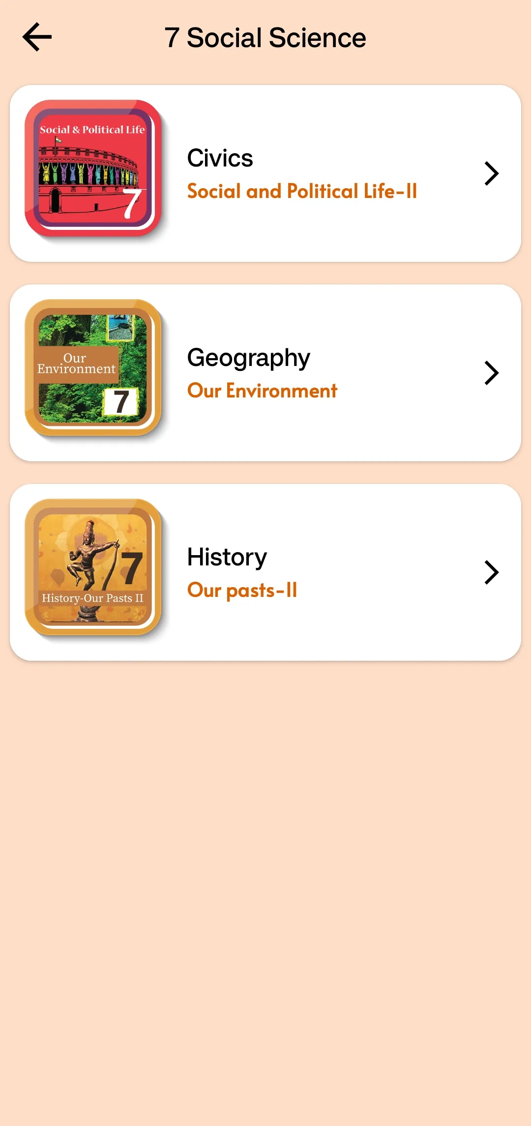 Class 7 Social Science 2024-25 | Indus Appstore | Screenshot