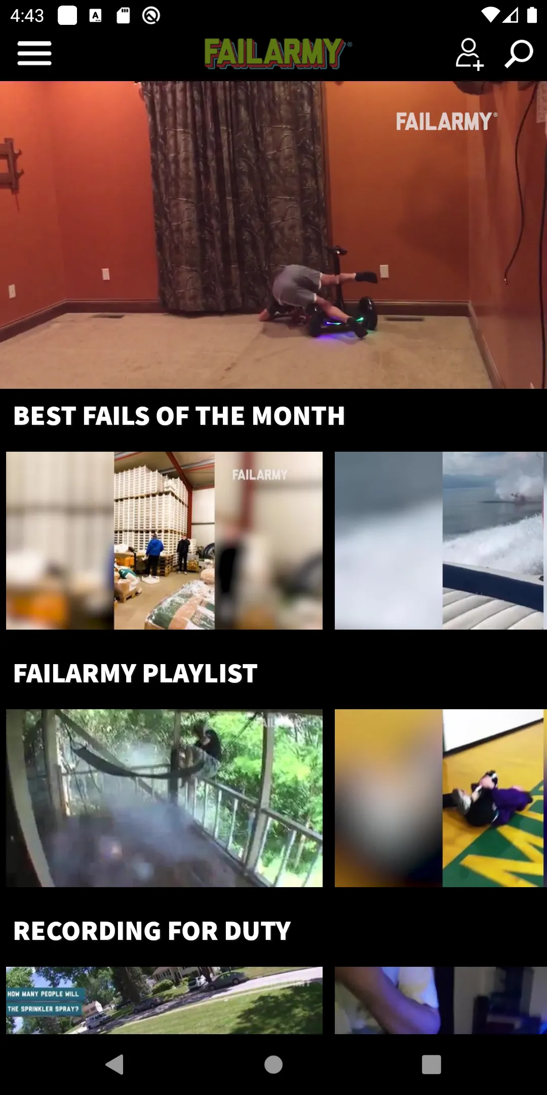 FailArmy | Indus Appstore | Screenshot