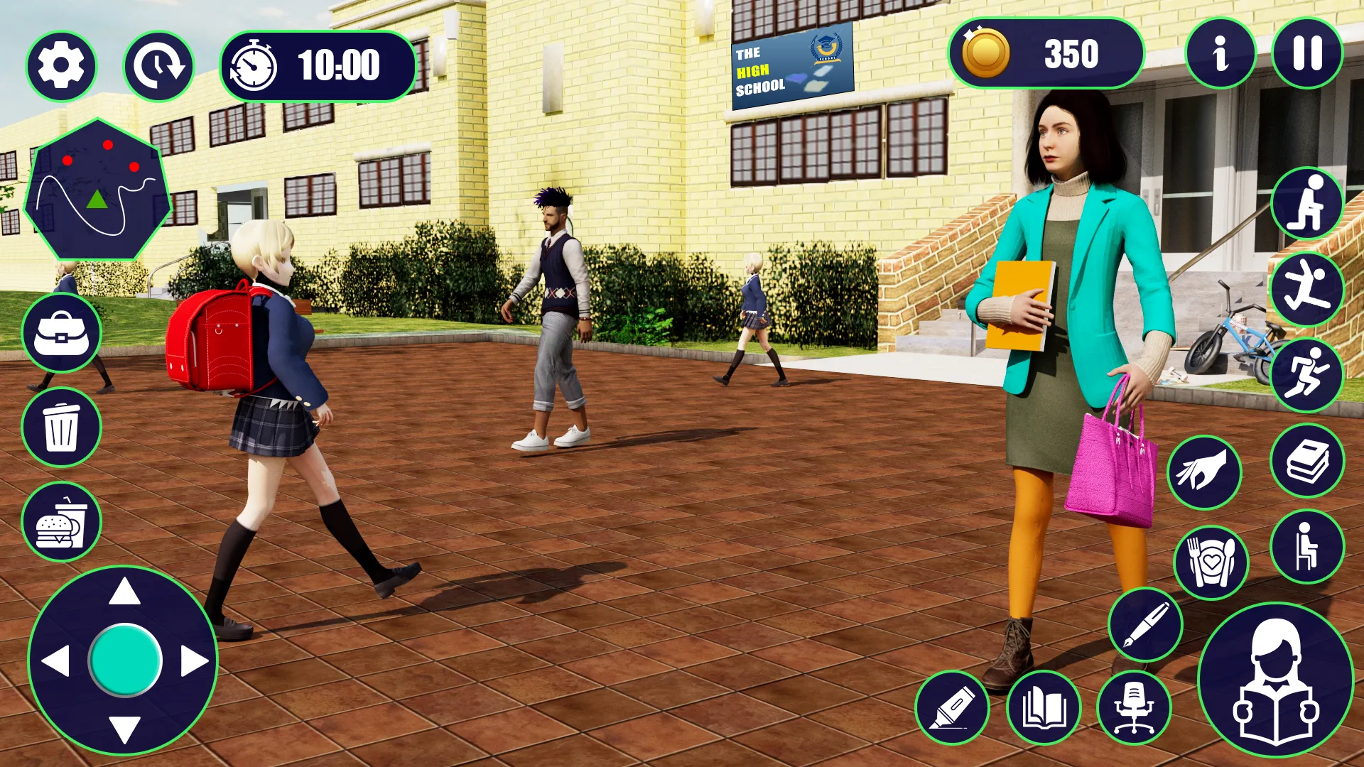 High School Girl Life Sim Game | Indus Appstore | Screenshot