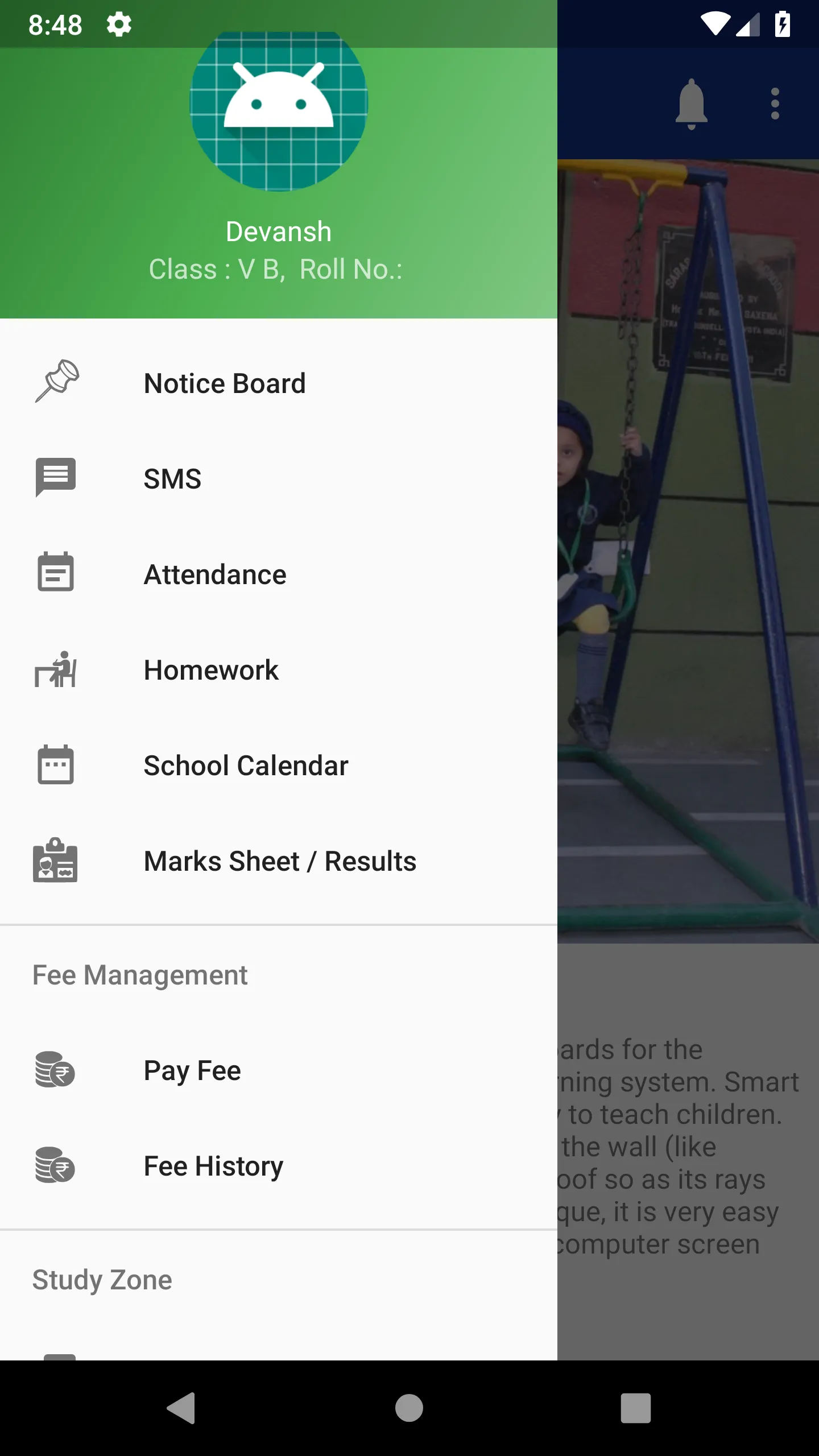 SARASWATI MODEL SCHOOL DWARKA | Indus Appstore | Screenshot