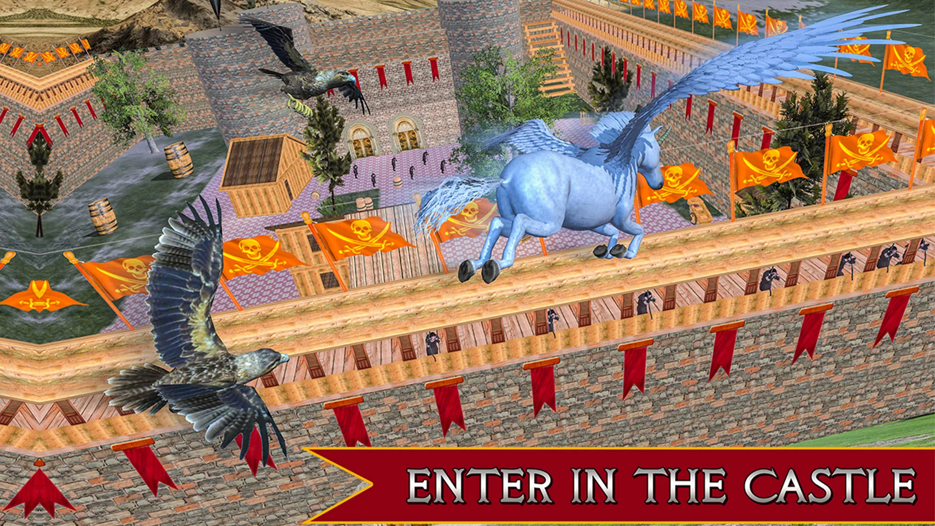 Flying Unicorn Horse Game | Indus Appstore | Screenshot