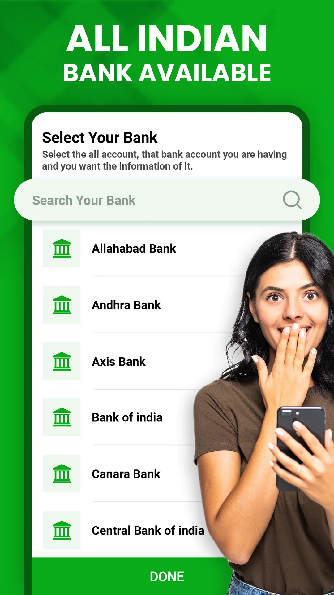 All Bank Balance check | Indus Appstore | Screenshot