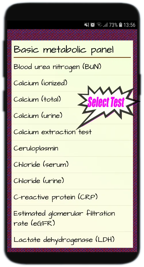 Blood Test Results Blood Tests | Indus Appstore | Screenshot