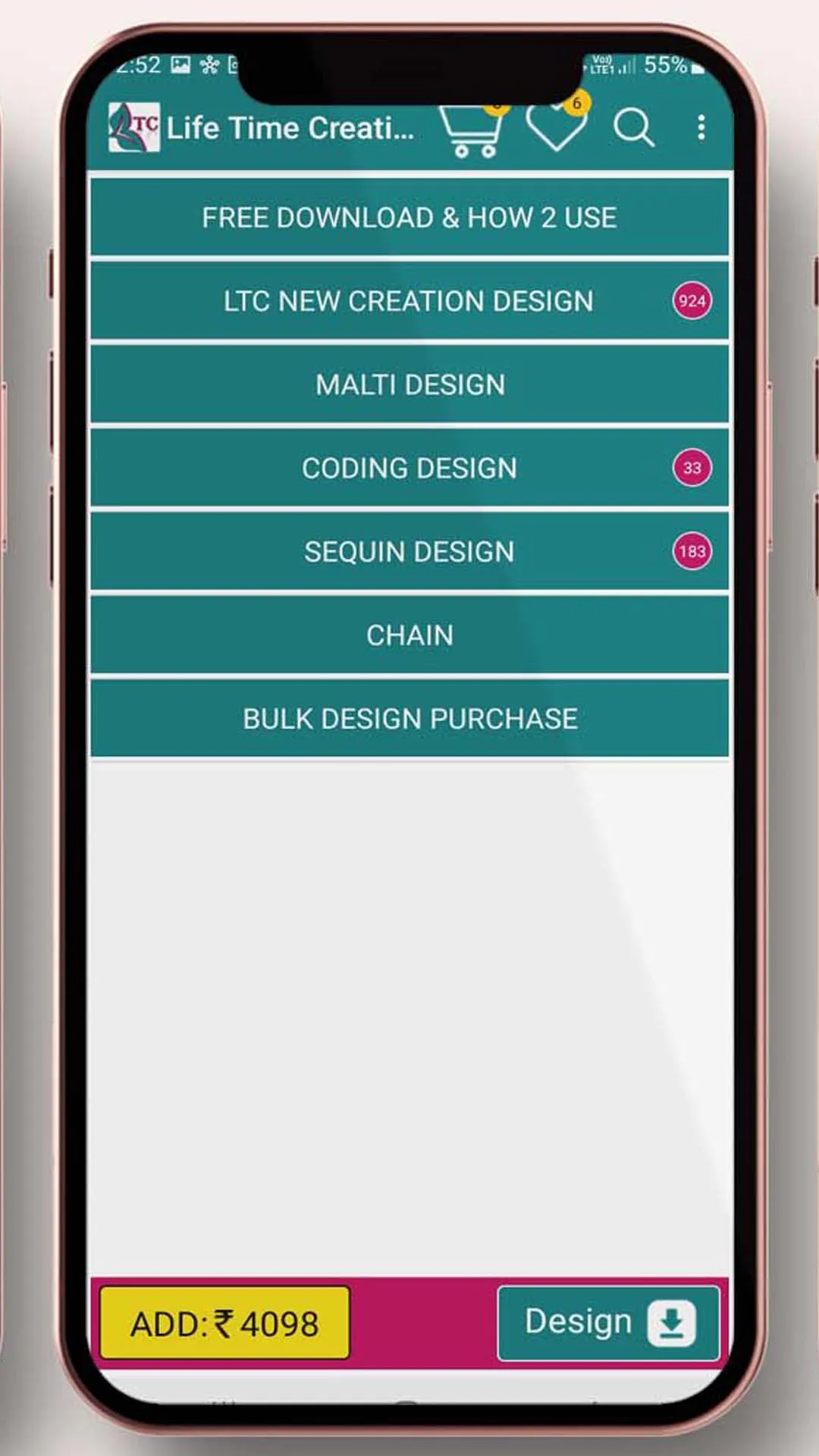 LTC Embroidery Design | Indus Appstore | Screenshot