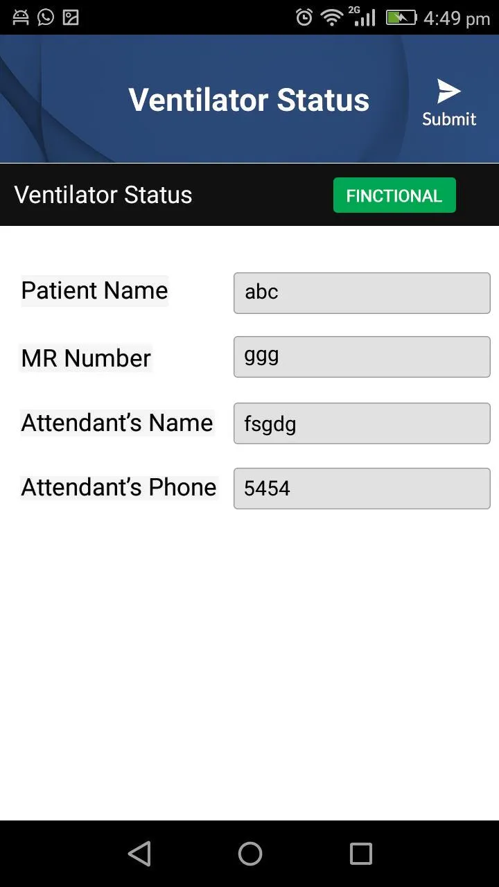 Ventilator Status | Indus Appstore | Screenshot