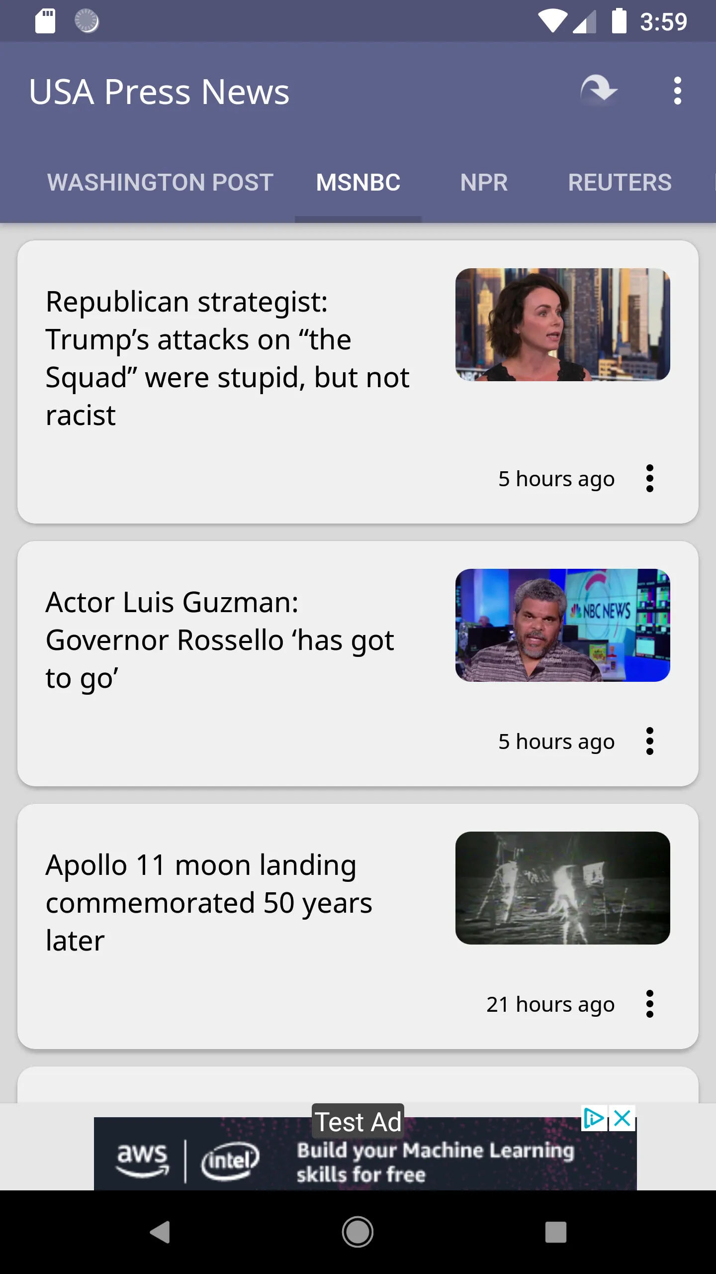 USA Press News | Indus Appstore | Screenshot